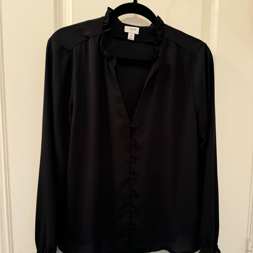 Black Jcrew blouse